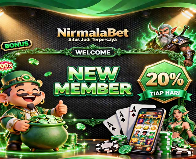 NirmalaBet Slot Mandiri Online Bonus Member Baru